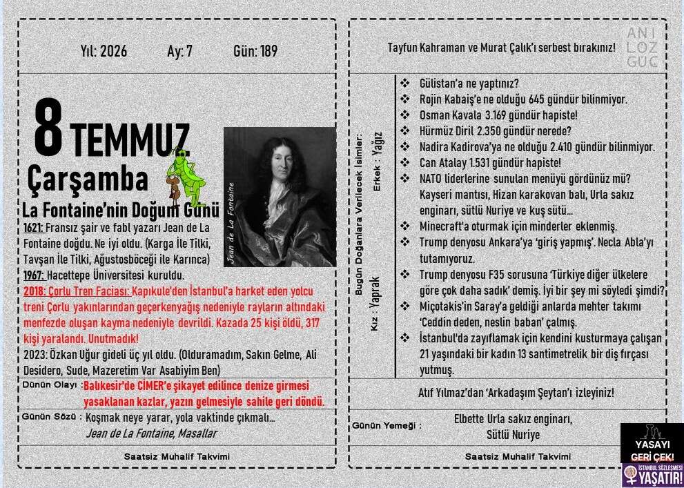 La Fontaine'nin Doğum Günü 1